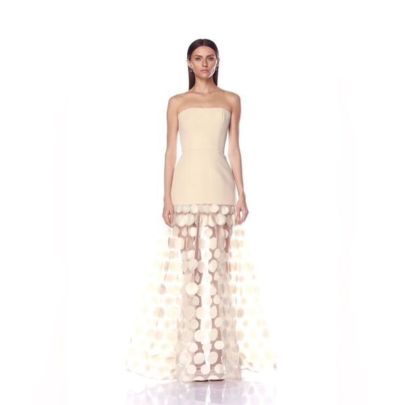 Bronx and Banco Dresses & Skirts - NWOT BRONX AND BANCO HARPER STRAIGHT DRESS in Cream Strapless Wedding Gown